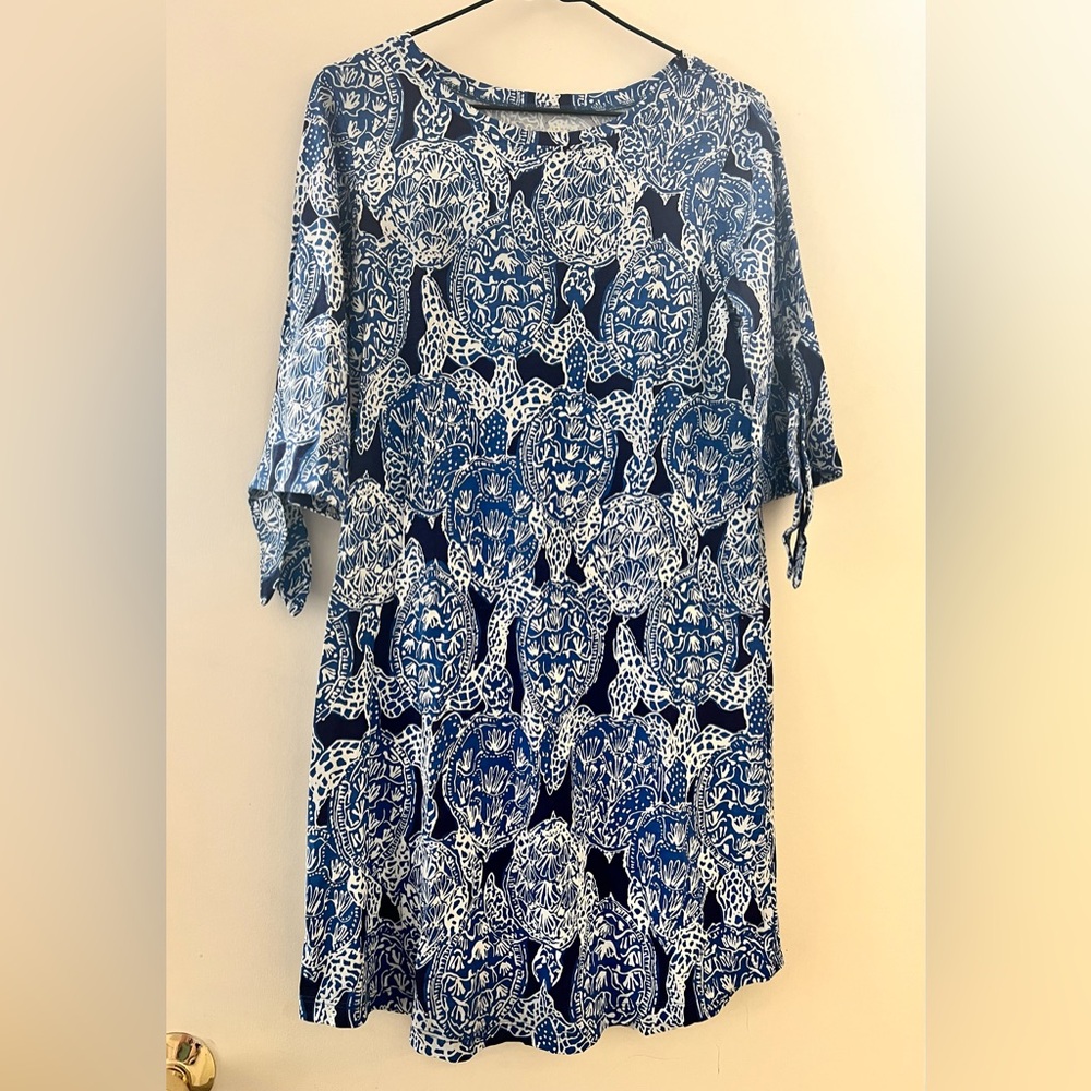 Lilly Pulitzer Blue and White Dress